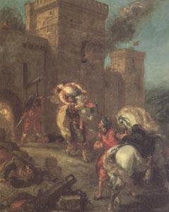 Eugene Delacroix Rebecca Abducted by the Templar (mk05)